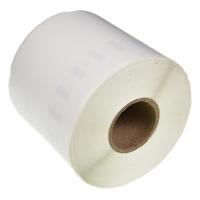 LW Label Roll Compatible DYMO 99018 5DY99019-WT Adhesive Black on White 65 mm 110 Labels