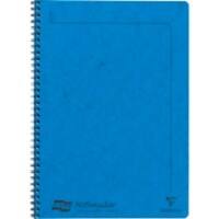 Europa Notebook 4865Z A4 Ruled Spiral Bound Side Bound Pressboard Hardback Blue Perforated 120 Pages