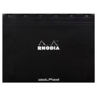 Rhodia Notepad 38559C A3+ Dotted Stapled Top Bound Cardboard Soft Cover Black Perforated 160 Pages