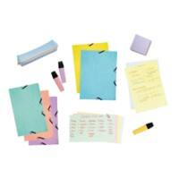Exacompta Index Cards 55566E A5 Assorted 14.8 x 21 x 0.6 cm Pack of 10