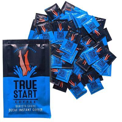 TrueStart Barista Grade Decaffeinated Instant Coffee Sachets Rich & Smooth Medium Arabica Pack of 200