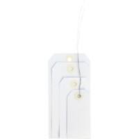 RAJA Tags Paper White 3.8 x 8 cm Recycled 50% Pack of 1000
