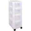 Really Useful Box Storage Box ST4X6CCB 4X6 L Transparent PP (Polypropylene) 24 x 30 x 74 cm