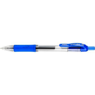 Zebra Sarasa Retractable Gel Pen 0.3 mm Medium Blue 46820 Pack of 12