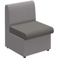 Dams International Alto Reception Chair Present Grey, Forecast Grey ALT50001-PG-FG-DI 580 x 640 x 770 mm