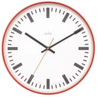 Acctim Analog Clock Red 30 x 30 x 3.8 x 30 cm