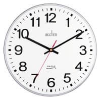 Acctim Analog Clock White 30 x 30 x 4.5 x 30 cm