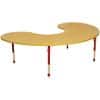Profile Education Table KB4-ML203-05 Red 1,500 (W) x 600 (D) x 620 (H) mm