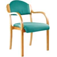 Nautilus Designs Conference Chair Dpa2050/A/Be/Aq Non Height Adjustable Aqua Beech
