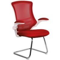 Nautilus Designs Cantilever Chair Bcm/L1302V/Whrd Non Height Adjustable Red Chrome