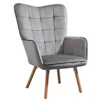 HOMCOM Accent Chair 839-132V70GY Grey