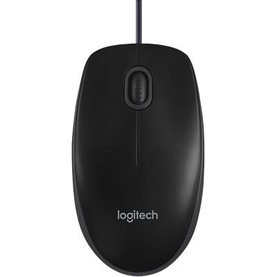 Logitech B100 Mouse Wired Black