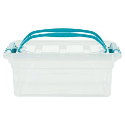 Whitefurze Carry Storage Box 5 L Transparent 31 x 20.5 x 12 cm