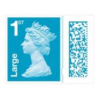 Royal Mail Postage Stamps 1st Class Large Letter UK Self Adhesive Pack of 4