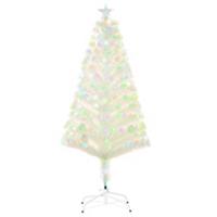 Homcom Artificial Christmas Tree White 85 x 150 cm