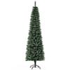 Homcom Artificial Christmas Tree Green 53.3 x 195 cm