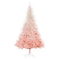 Homcom Artificial Christmas Tree Pink 35.5 x 70.7 cm