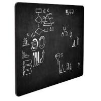Chalkboard 120 (W) x 1 (D) x 87 (H) cm Black