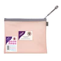 Snopake Zip Lock Bags A5 EVA (Ethylene-Vinyl Acetate) Landscape 26 (W)2 (D)22 (H) cm Pastel Pink Pack of 3