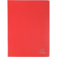 Exacompta OpaK Display Book A4 30 Pockets Red Pack of 12