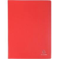 Exacompta OpaK Display Book 20 Pockets A4 Red Pack of 20