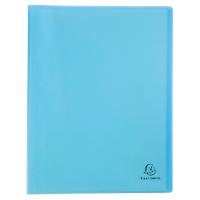 Exacompta Chromaline Pastel Display Book 40 Pockets A4 Pastel Blue Pack of 10