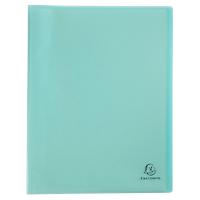 Exacompta Chromaline Pastel Display Book 40 Pockets A4 Pastel Green Pack of 10