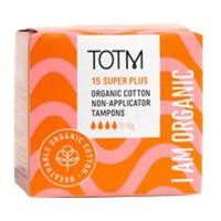 TOTM Cotton Non-applicator Tampon Super Plus Pack of 15