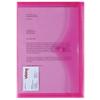 Office Depot Document Wallets with Business Card Holder A4 Pink Polypropylene 23.5 x 33.5 cm Pack of 5