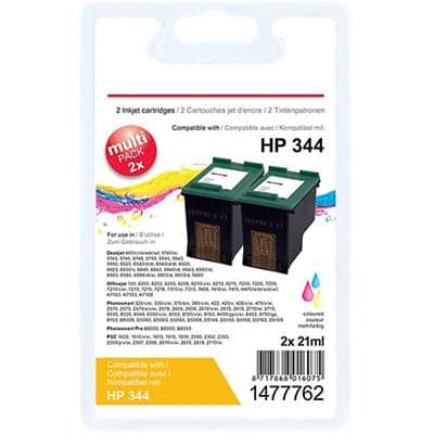 Viking 344 Compatible HP Ink Cartridge C9505EE Cyan, Magenta, Yellow Pack of 2 Duopack