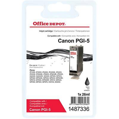 Office Depot Compatible Canon PGI-5BK Ink Cartridge Black