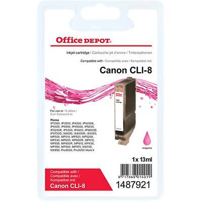 Office Depot Compatible Canon CLI-8M Ink Cartridge Magenta