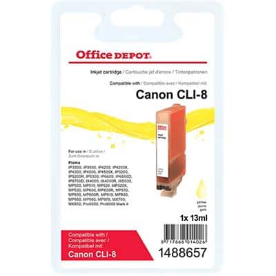 Office Depot Compatible Canon CLI-8Y Ink Cartridge Yellow