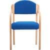 MDK Office Seating Visitor Chair Bentwood 2050/BE Fabric Blue