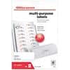 Office Depot Multifunction Labels Self Adhesive 99.1 x 38.1 mm White 40 Sheets of 14 Labels