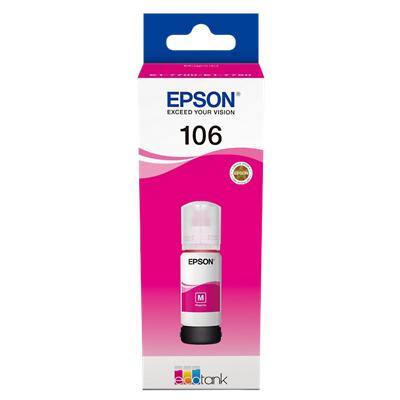 Epson 106 Original Ink Bottle C13T00R340 Magenta 70 ml