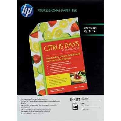 HP C6818A Photo Paper Glossy A4 180gsm White 50 Sheets