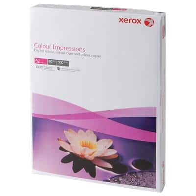 Xerox A3 Printer Paper White 80 gsm Smooth 500 Sheets