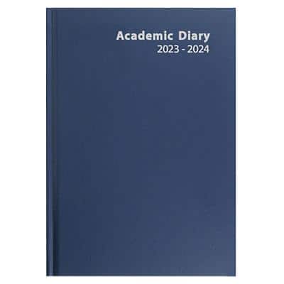 Viking Academic Diary 2023, 2024 A5 1 Day per page Paper Blue English