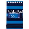 Pukka Pad Notebook Blue Ruled Perforated A7+ 7.6 x 12.7 cm 6 Pieces of 50 Sheets