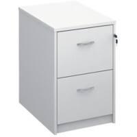 Dams International Filing Cabinet Deluxe Executive White 480 x 655 x 730 mm