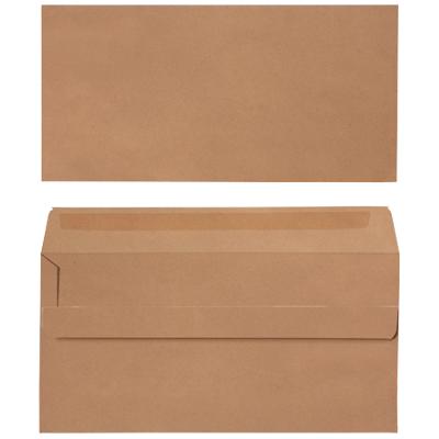 Office Depot Envelopes Plain DL 220 (W) x 110 (H) mm Self-adhesive Self Seal Brown 90 gsm Pack of 500