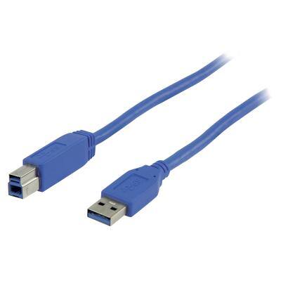 Value Line VLCP61100L30 1 x USB A Male to 1 x USB B Male Cable 3m Blue