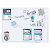 Franken Wall Mountable Magnetic Whiteboard Lacquered Steel Valueline 240 x 120 cm