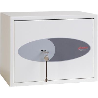 Phoenix Security Safe with Key Lock Fortress SS1182K 450 x 350 x 550mm White
