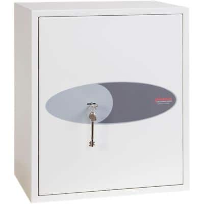 Phoenix Security Safe with Key Lock Fortress SS1183K 450 x 350 x 550mm White