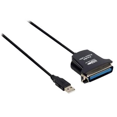 Valueline USB Printer Cable Centronics Black 2 m