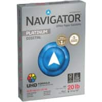 Navigator Platinum Digital Printer Paper 75 gsm Smooth White 500 Sheets Pack of 5