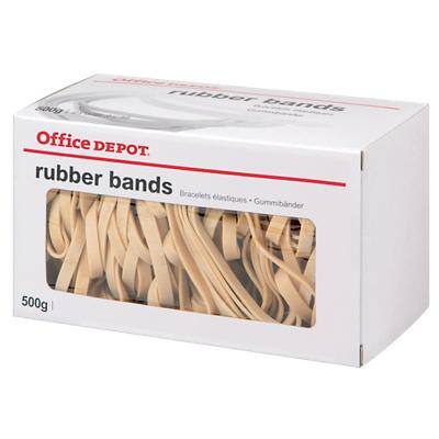 Office Depot Rubber Bands 50 mm Natural 500 g 500 g