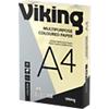 Viking A4 Coloured Paper Pastel Yellow 80 gsm Smooth 500 Sheets
